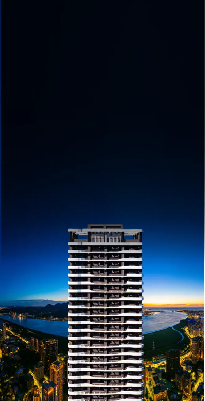 岳泰峰碩-外觀夜景